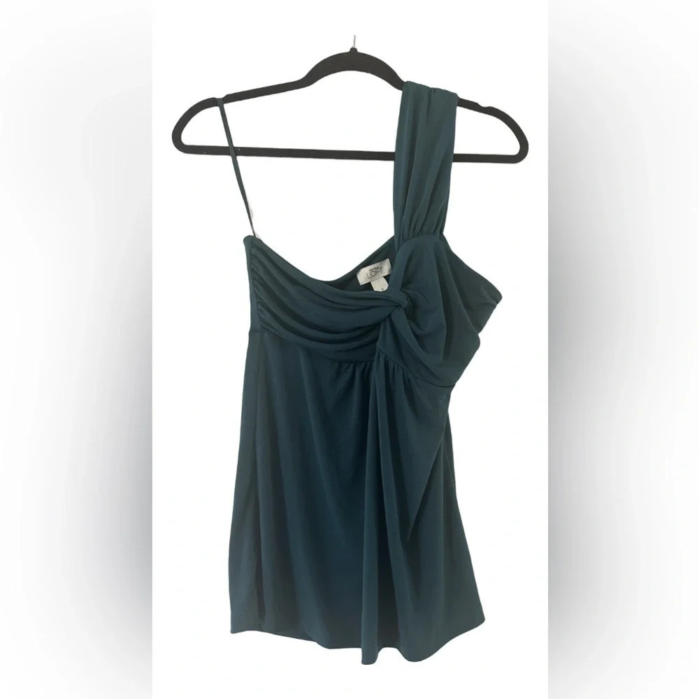 Ann Taylor Loft One Shoulder Tank Blouse Size Small